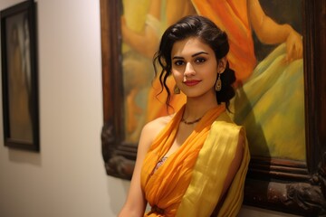 Contemporary Saree Fusion A Cultural Blend at Kolkata Art Gallery