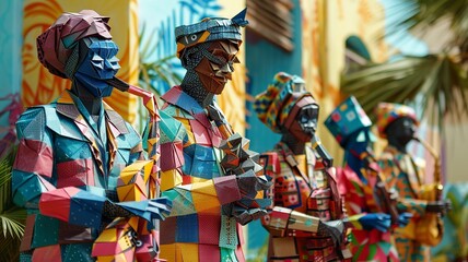 Origami Dakar Street Art and Music Scene

