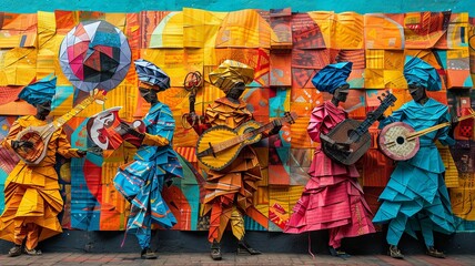 Origami Dakar Street Art and Music Scene

