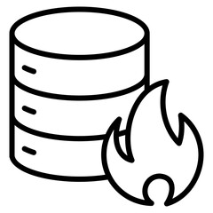 Data Blaze  Icon Element For Design