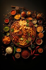 Hyper Realistic Indian Food Photography in Cinematic Environment