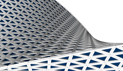 Architecture building 3d. Concept design