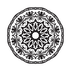 Mandalas for coloring book. Decorative round ornaments.