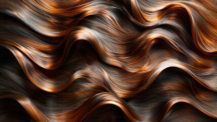 Obraz premium long brown hair as background 