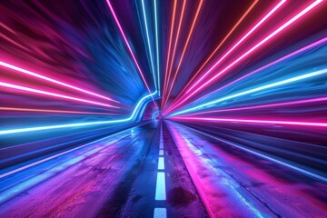Colorful acceleration speed motion background
