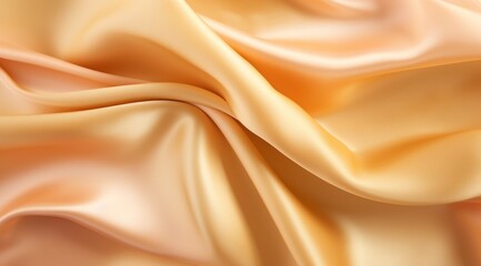 Fototapeta premium Luxurious Golden Silk Satin Gradient Background