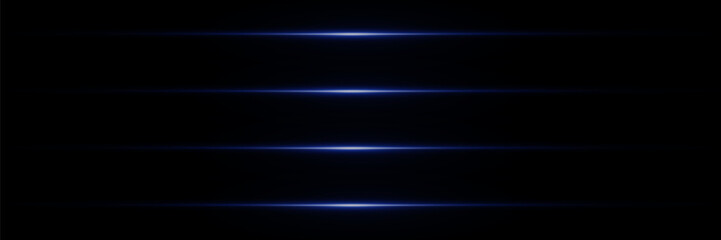 Blue line flashes. An explosion of light and glare. On a black background.