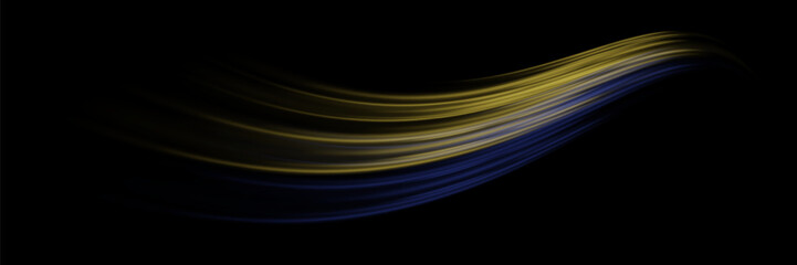 Modern abstract light trails with high speed effect. Futuristic dynamic motion technology.