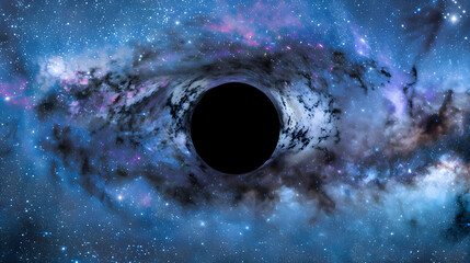 black holes - cosmological, astronomy, universe, space, phenomenon, celestial, event horizon, gravitational, singularity, astrophysics - obrazy, fototapety, plakaty