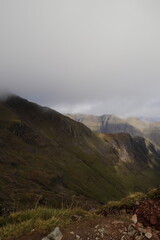 Glencoe on the trail to the Lost Valley,scottish highlands
