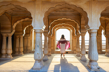 Amer fort in Jaipur - obrazy, fototapety, plakaty
