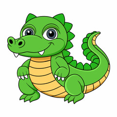 Crocodile vector illustration