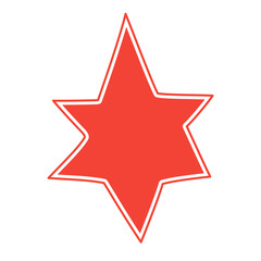 Obraz premium retro star vector element