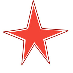 Obraz premium retro star vector element
