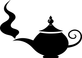 Genie magic Aladdin lamp
