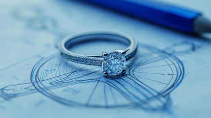 a scetch of a ring