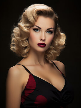 Beautiful blonde bombshell