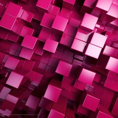 Abstract Magenta Squares design background