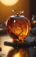 glass of apple