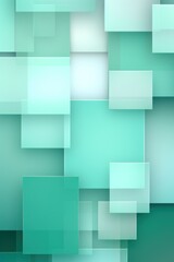 Abstract Mint Squares design background