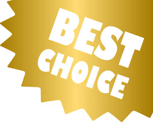 Best choice corner starburst sticker