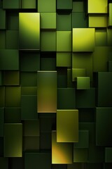 Abstract Olive Squares design background
