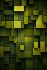 Abstract Olive Squares design background