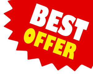 Best offer corner starburst sticker