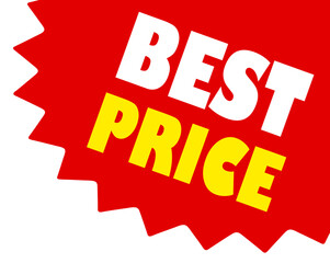 Best price corner starburst sticker