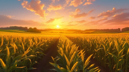 Seedlings on the field