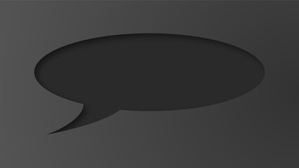 speech bubble shape with white background. space for text. abstract blank area for rill text of font. isolate background.