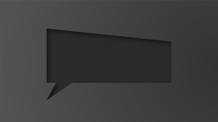 speech bubble shape with white background. space for text. abstract blank area for rill text of font. isolate background.