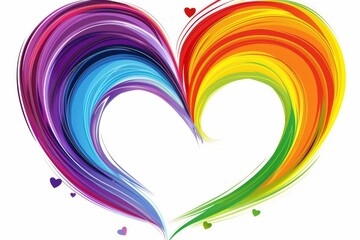 LGBTQ Pride seminar. Rainbow interweave colorful cheerful diversity Flag. Gradient motley colored environmental movement LGBT rights parade festival sophisticated diverse gender illustration