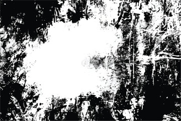 Black and white Grunge texture. Grunge urban texture vector. Distressed overlay texture. Grunge background. Abstract textured effect. Vector Illustration. EPS10. Black Grunge background.