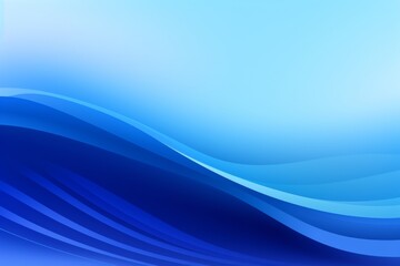 Fototapeta premium Sky Blue to Deep Blue abstract fluid gradient design, curved wave in motion background for banner, wallpaper, poster, template, flier and cover