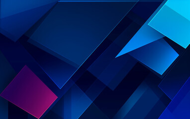 Blue pink geometric abstract background for business.