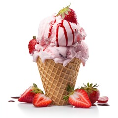 Delicious Strawberry Ice Cream Perfect Summer Treat
