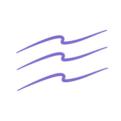 Obraz na płótnie Canvas Purple Abstract Lines Vector 