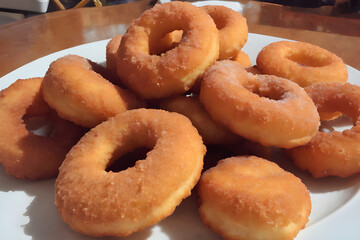 Picarones are a Peruvian dessert that originated in Lima during the viceroyalty of a type of donut
