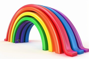 LGBTQ Pride lgbtq+ equality. Rainbow rare colorful differentiated diversity Flag. Gradient motley colored dark sky blue LGBT rights parade festival color gradient diverse gender illustration