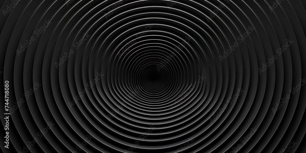 Poster a black and white photo of a tunnel. suitable for various design projects