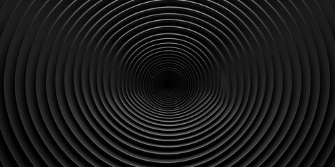 A black and white photo of a tunnel. Suitable for various design projects