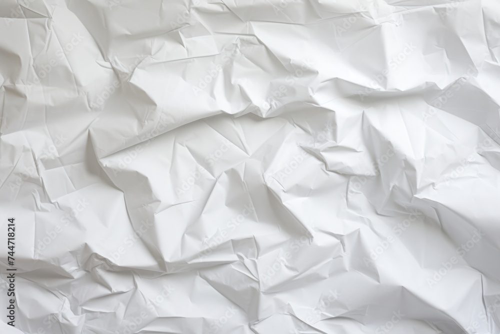 Poster close up of a white paper sheet, suitable for various concepts