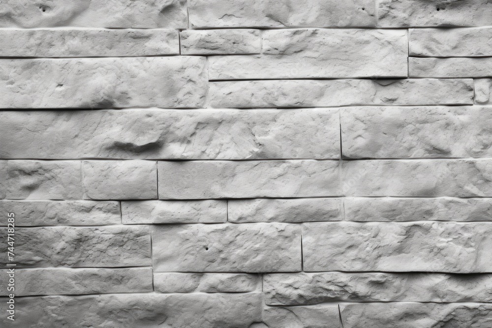 Poster a black and white photo of a stone wall. perfect for adding texture to design projects