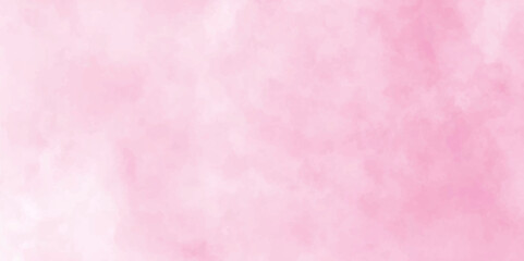 Pink watercolor texture with fogg and clouds,  smooth wallpaper, paper pink smoke and cloudy stains, creative and smooth colorful modern pink paper texture.