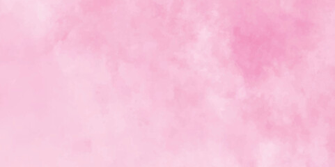 smooth and stained paper pink smoke, Paint leaks and ombre effects Hand painted abstract pink watercolor background, creative colorful modern pink paper texture with stains.