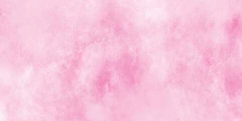 Pink watercolor texture with fogg and clouds,  smooth wallpaper, paper pink smoke and cloudy stains, creative and smooth colorful modern pink paper texture.