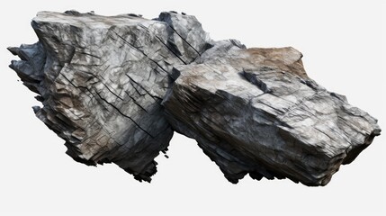 Fototapeta premium A simple image of two rocks side by side. Ideal for nature or geology concepts