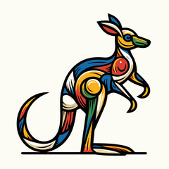 kangaroo cartoon character