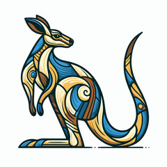 kangaroo cartoon character